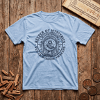 High Priestess of Sacred Geometry - Keeper of Mysteries - Wood Cut - T-Shirt
