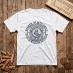High Priestess of Sacred Geometry - Keeper of Mysteries - Wood Cut - T-Shirt