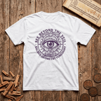 Oracle of Sacred Geometry - See Beyond The Veil - Wood Cut - T-Shirt