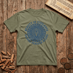 Mayura — The Sacred Peacock - Wood Cut - T-Shirt