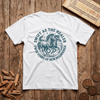 Ashwini - Swift As The Healer - Wood Cut - T-Shirt