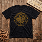 Ashlesha - Embrace The Serpent Within - Wood Cut - T-Shirt