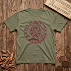 Bharani - Hold The Sacred Cycle - Wood Cut - T-Shirt