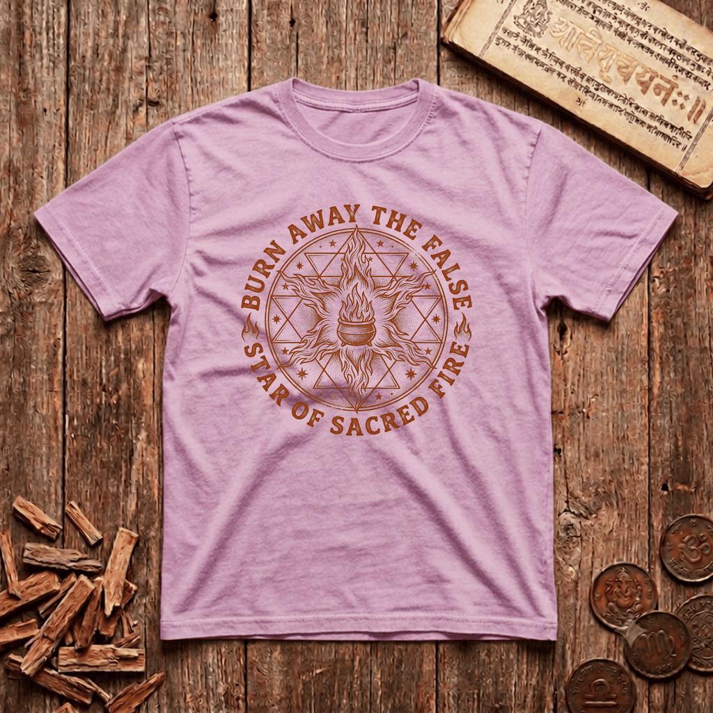 Krittika - Burn Away The False - Wood Cut - T-Shirt