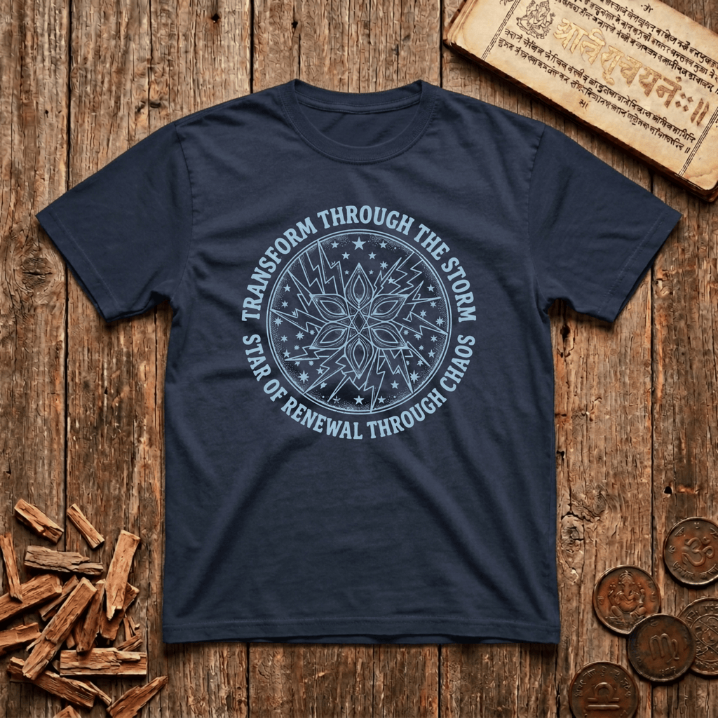 Ardra - Transform Through The Storm - Wood Cut - T-Shirt