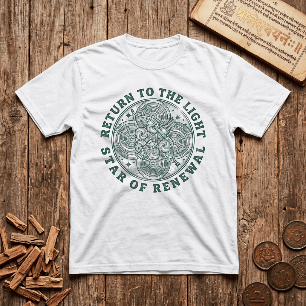 Punarvasu - Return To The Light - Wood Cut - T-Shirt
