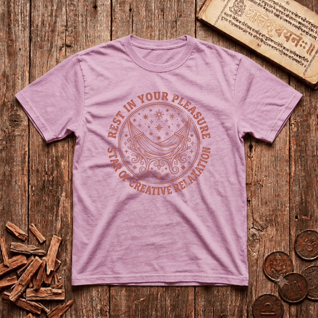 Purva Phalguni - Star Of Creative Relaxation - Wood Cut - T-Shirt
