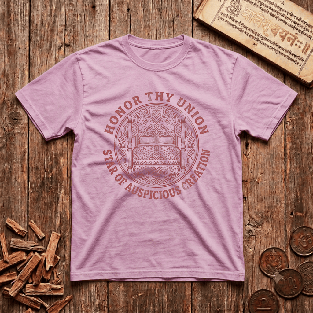 Uttara Phalguni - Build What Lasts - Wood Cut - T-Shirt