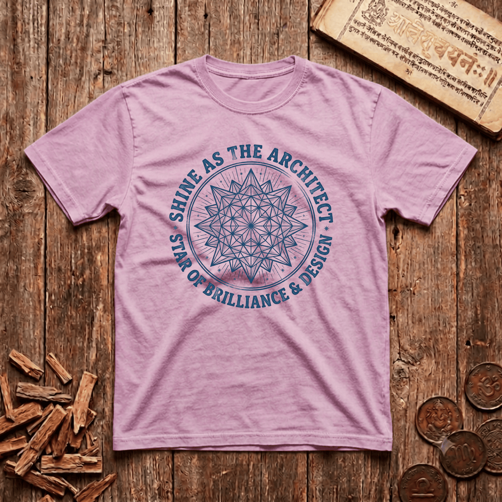 Chitra - Shine As The Architect - Wood Cut - T-Shirt
