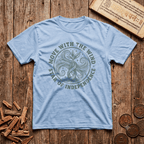 Swati - Move With The Wind - Wood Cut - T-Shirt