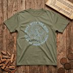 Swati - Move With The Wind - Wood Cut - T-Shirt