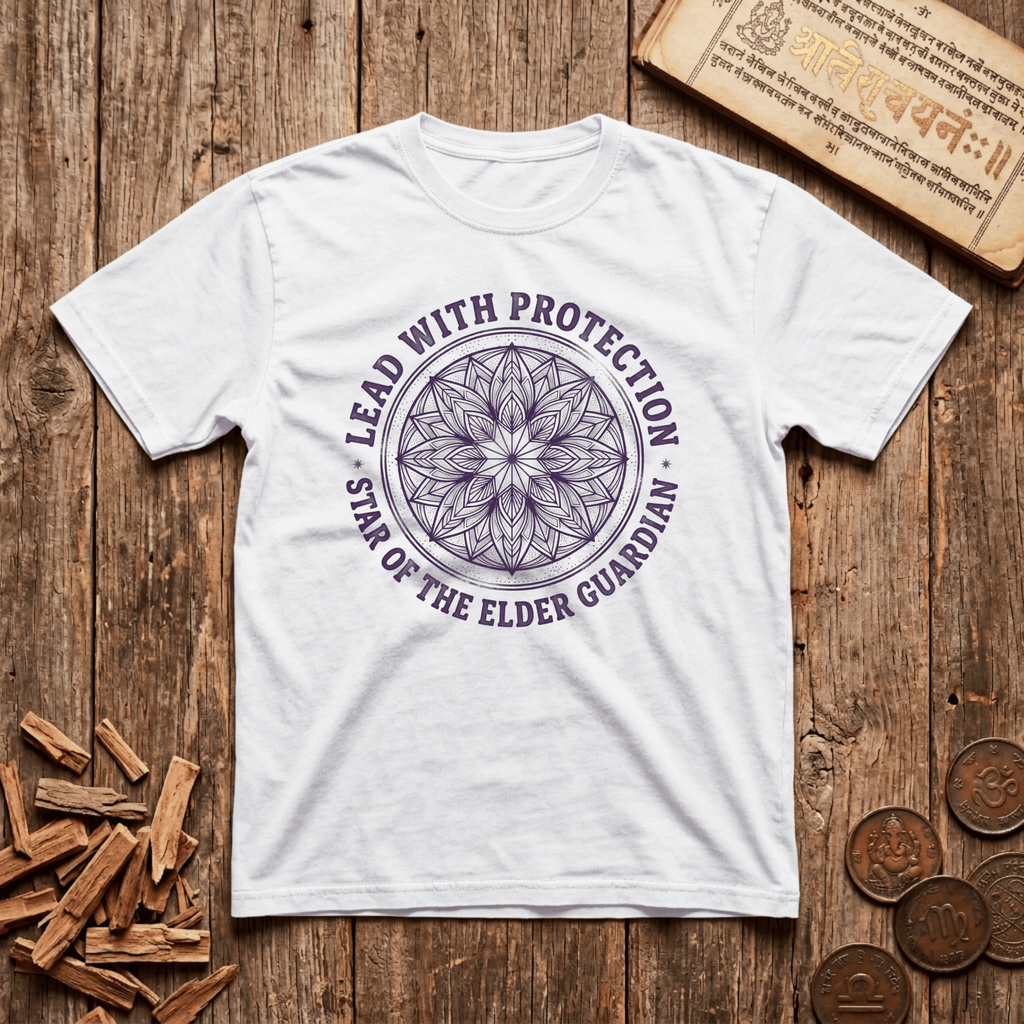 Jyeshtha - Lead With Protection - Wood Cut - T-Shirt
