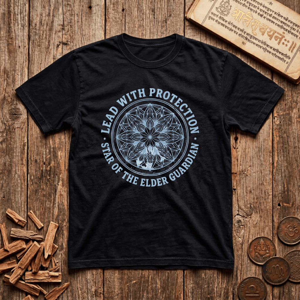 Jyeshtha - Lead With Protection - Wood Cut - T-Shirt