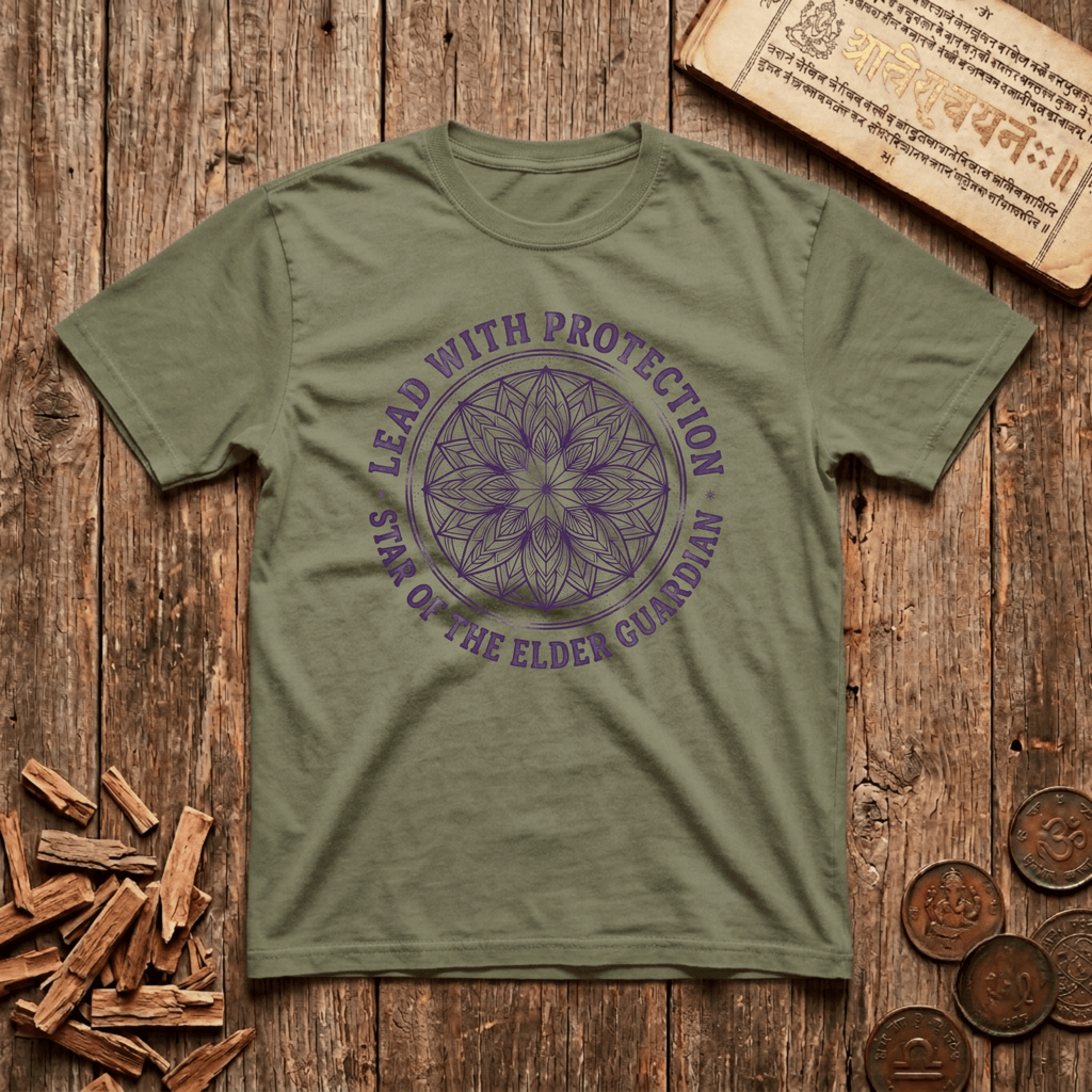 Jyeshtha - Lead With Protection - Wood Cut - T-Shirt