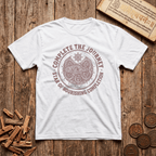Revati - Complete The Journey - Star of Nourishing Completion - Wood Cut - T-Shirt