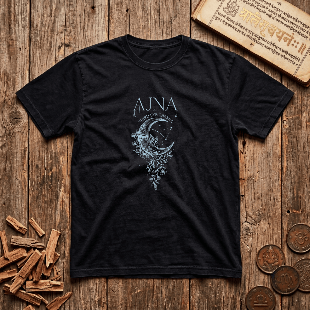 Ajna — Third Eye Chakra - Celestial Linework - T-Shirt