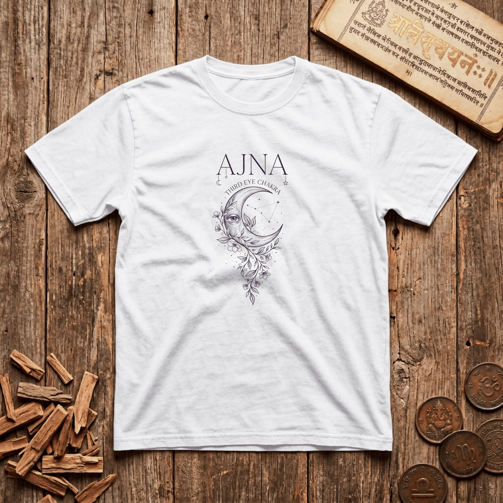 Ajna — Third Eye Chakra - Celestial Linework - T-Shirt