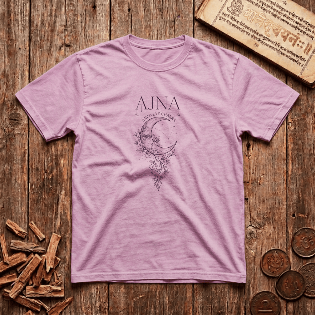 Ajna — Third Eye Chakra - Celestial Linework - T-Shirt