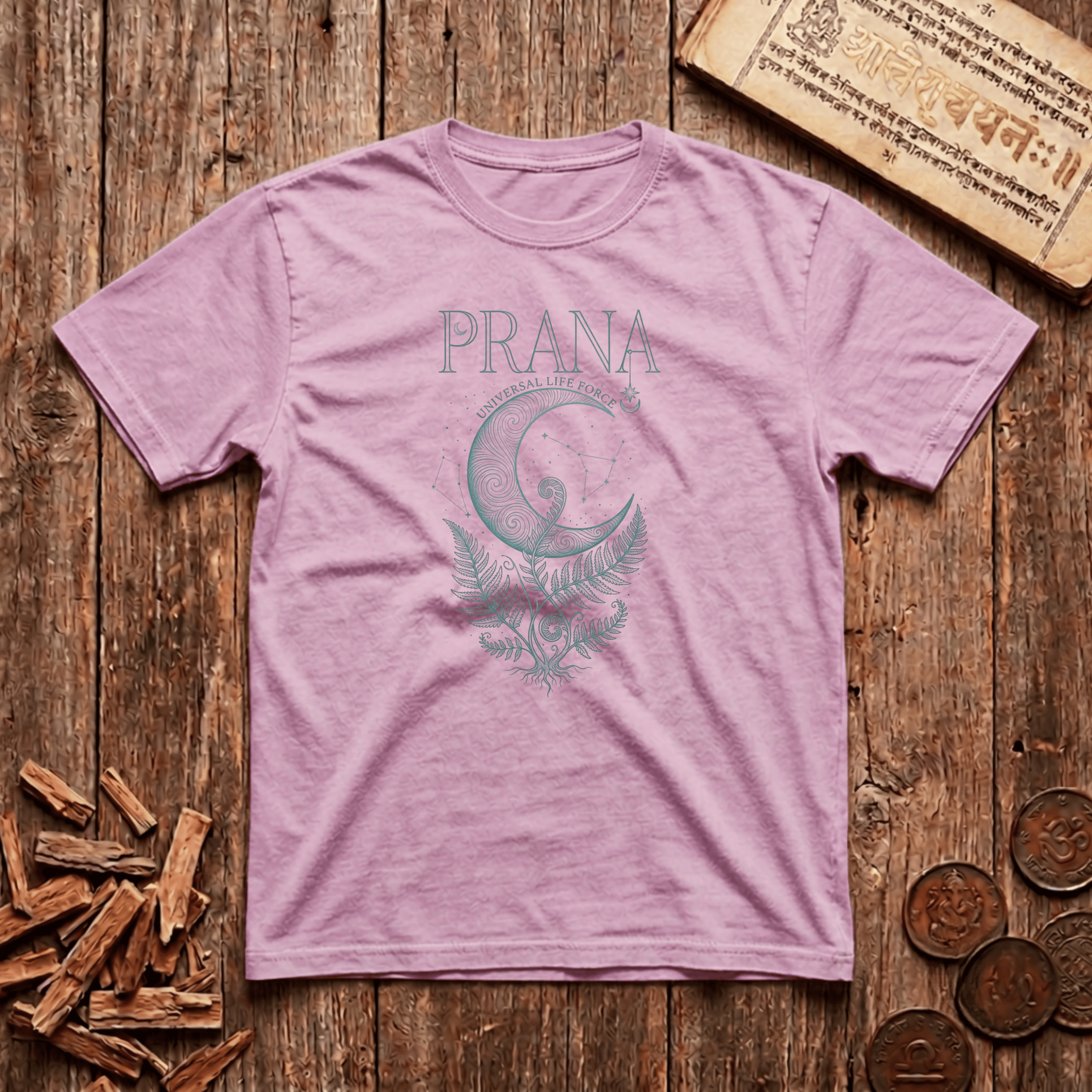 Prana — Universal Life Force - Celestial Linework- T-Shirt