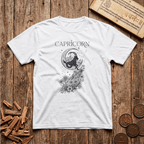 Capricorn — The Sea-Goat - Celestial Linework- T-Shirt