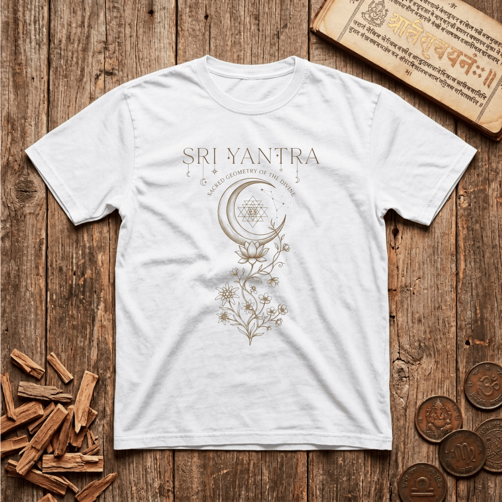 Sri Yantra - Celestial Linework- T-Shirt