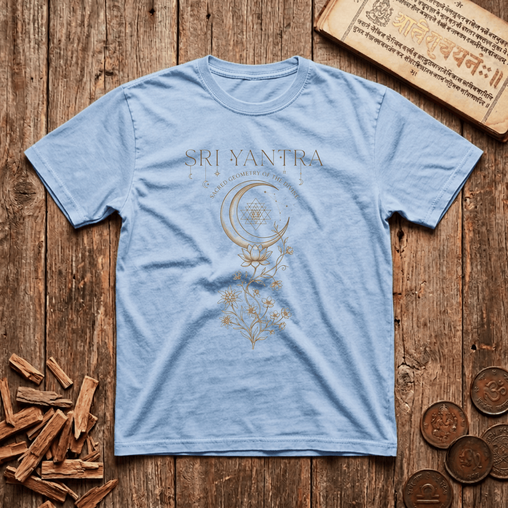 Sri Yantra - Celestial Linework- T-Shirt