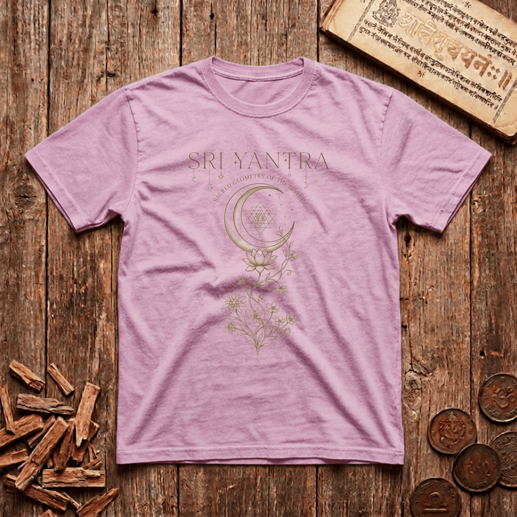 Sri Yantra - Celestial Linework- T-Shirt