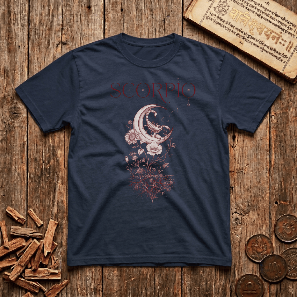 Scorpio — The Scorpion - Celestial Linework- T-Shirt