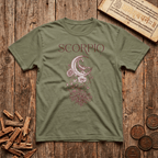 Scorpio — The Scorpion - Celestial Linework- T-Shirt