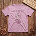 Scorpio — The Scorpion - Celestial Linework- T-Shirt