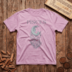 Pisces — The Twin Fish - Celestial Linework- T-Shirt