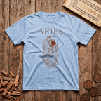 Aries — The Ram - Celestial Linework- T-Shirt
