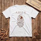 Aries — The Ram - Celestial Linework- T-Shirt