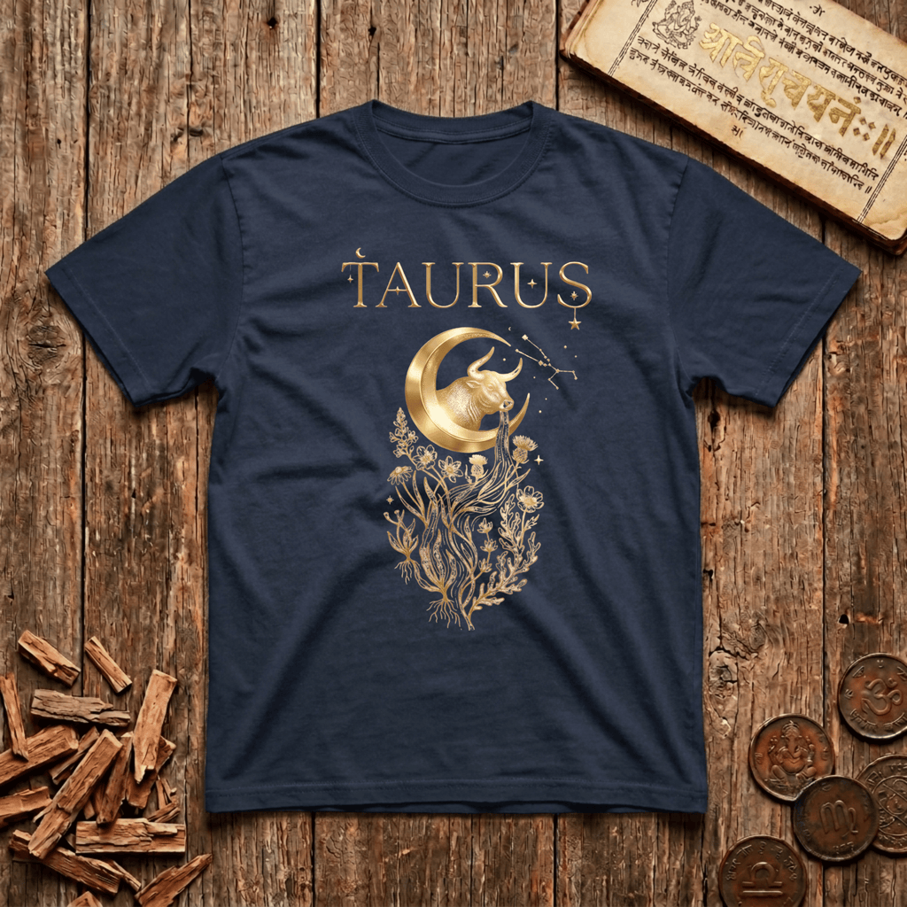 Taurus — The Bull - Celestial Linework- T-Shirt