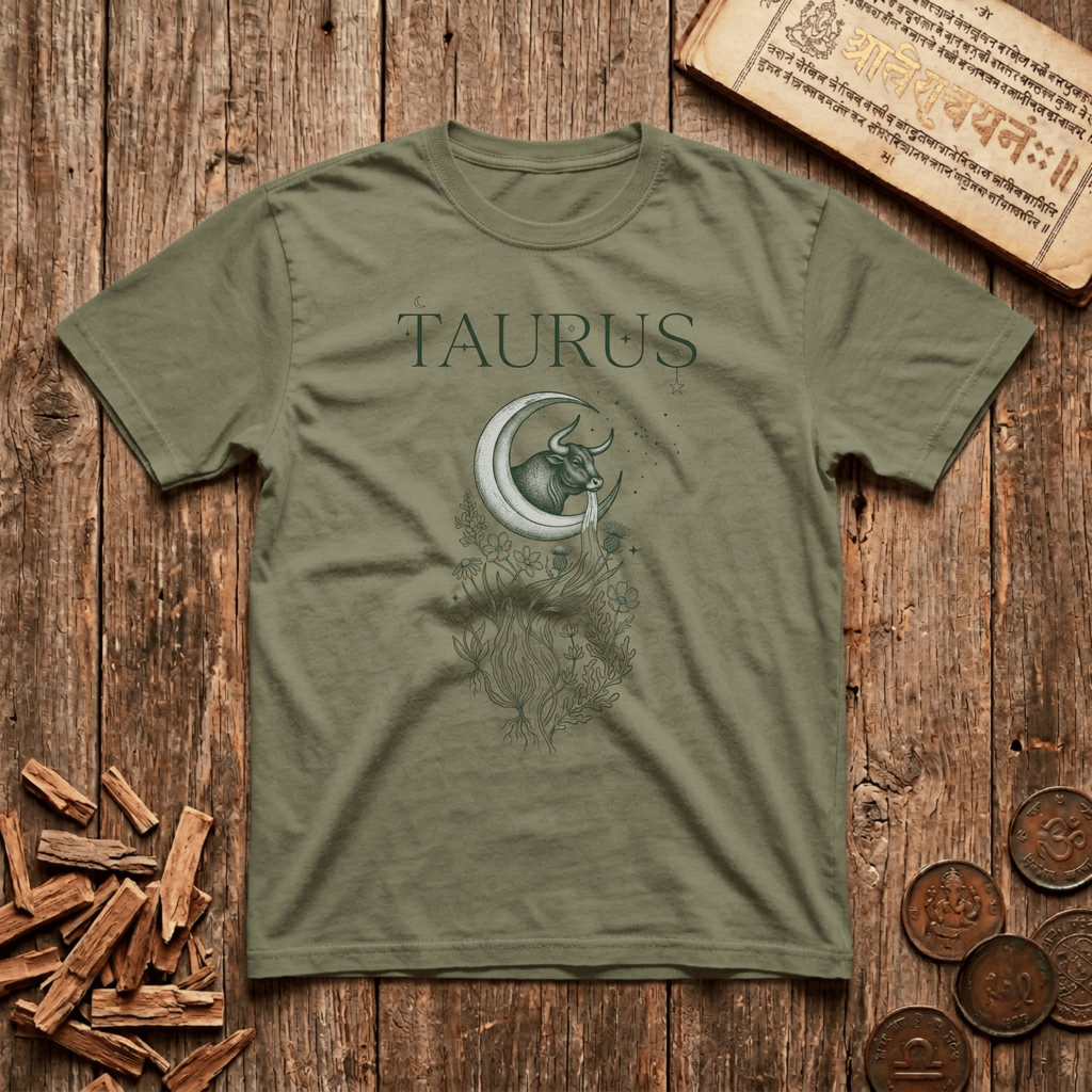 Taurus — The Bull - Celestial Linework- T-Shirt