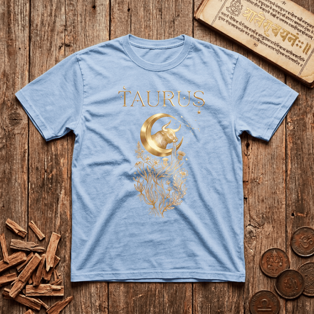 Taurus — The Bull - Celestial Linework- T-Shirt