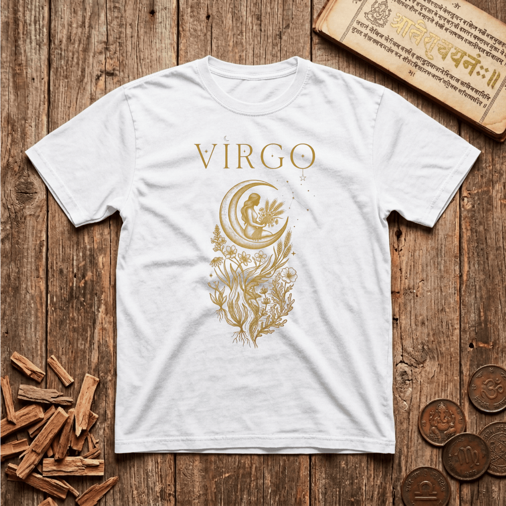 Virgo — The Maiden - Celestial Linework- T-Shirt