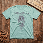 Crown Chakra — Sahasrara - Celestial Linework- T-Shirt