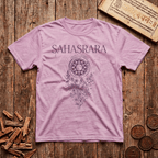 Crown Chakra — Sahasrara - Celestial Linework- T-Shirt