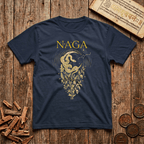 Naga — The Cosmic Serpent - Celestial Linework- T-Shirt