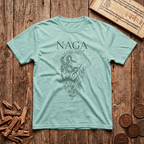 Naga — The Cosmic Serpent - Celestial Linework- T-Shirt