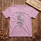 Naga — The Cosmic Serpent - Celestial Linework- T-Shirt