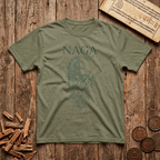 Naga — The Cosmic Serpent - Celestial Linework- T-Shirt