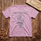 High Priestess of Sacred Geometry - Keeper of Sacred Mysteries - Celestial Linework - T-Shirt