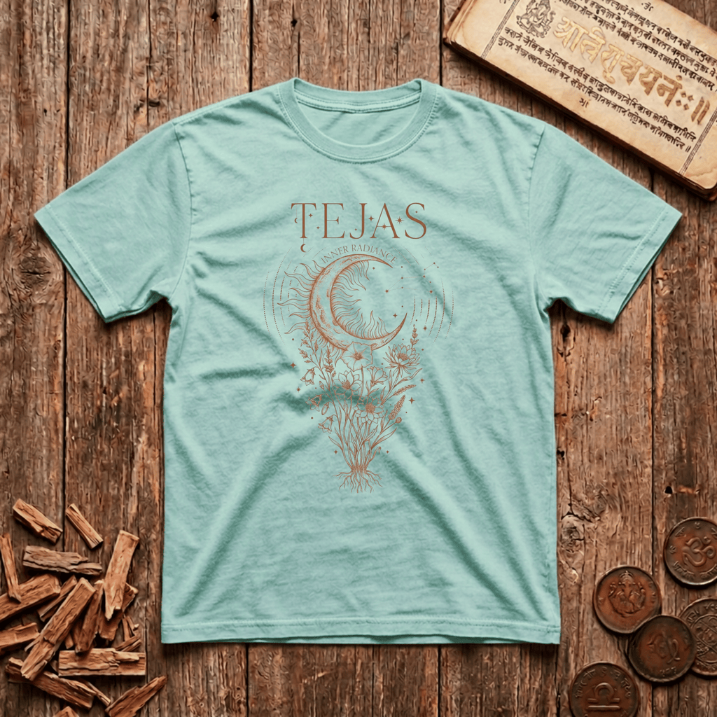 Tejas — Inner Radiance - Celestial Linework - T-Shirt