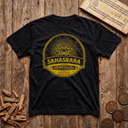 Crown Chakra — Sahasrara - Beyond The Self, Only Light Remains - Retro Emblem - T-Shirt