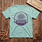 Crown Chakra — Sahasrara - Beyond The Self, Only Light Remains - Retro Emblem - T-Shirt