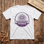 Crown Chakra — Sahasrara - Beyond The Self, Only Light Remains - Retro Emblem - T-Shirt
