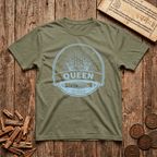 Queen of Sacred Geometry - Rule With Grace - Retro Emblem - T-Shirt