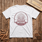 Queen of Sacred Geometry - Rule With Grace - Retro Emblem - T-Shirt